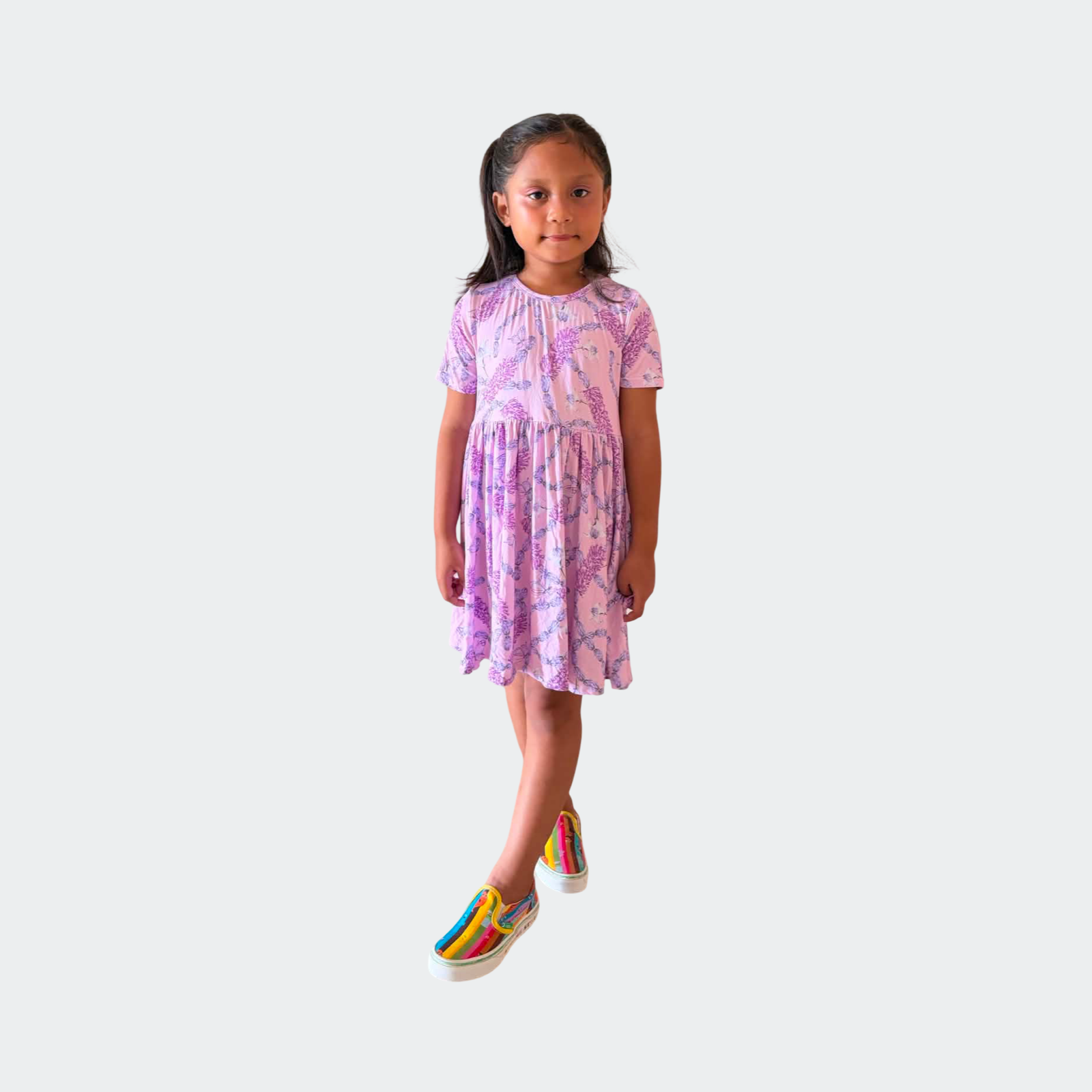 Bamboo Floral Dress for Girls